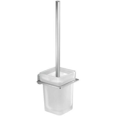 Conjunto de escobilla de inodoro Gedy Atena para pared - Cromo Conjunto de escobilla de inodoro Gedy Atena para pared - Cromo