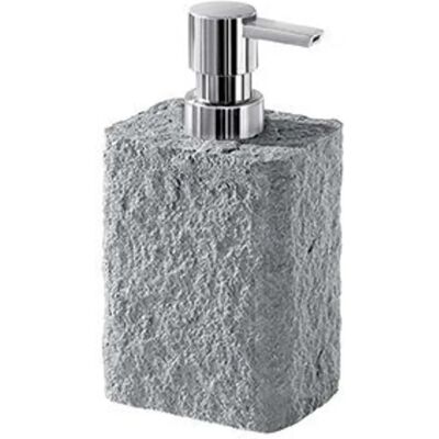 Distributore di sapone liquido in resina e sabbia - Accessorio bagno Distributore di sapone liquido in resina e sabbia - Accessorio bagno