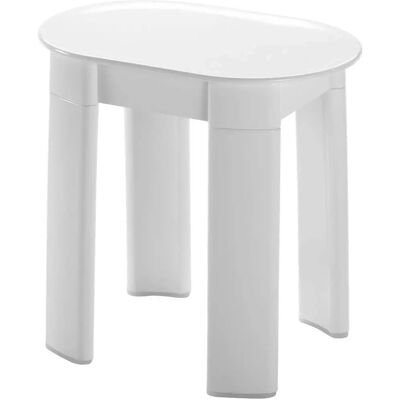 Tabouret Tetra Blanc Gedy - Salle de bain & Maison Tabouret Tetra Blanc Gedy - Salle de bain & Maison