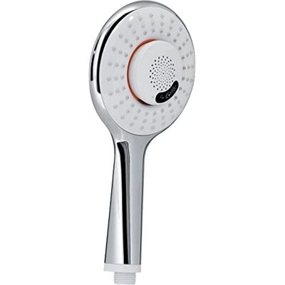 GEDY G-Music Bluetooth Douchekop - Wit/Chroom - 25x12.5x4 cm - Douchekop GEDY G-Music Bluetooth Douchekop - Wit/Chroom - 25x12.5x4 cm - Douchekop