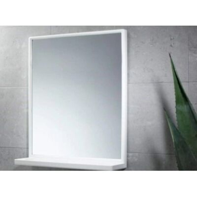 Espejo rectangular blanco Gedy Modelo 29010200000 con estante Espejo rectangular blanco Gedy Modelo 29010200000 con estante