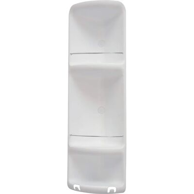 Gedy Weiße Badezimmer Duschablage Kompakt 71x22.6x16 cm - Bad Duschregal Gedy Weiße Badezimmer Duschablage Kompakt 71x22.6x16 cm - Bad Duschregal