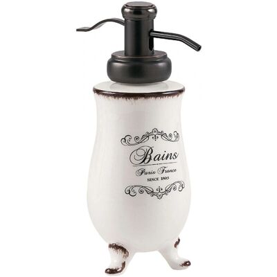IPERBRIKO - Dosasapone Amelie in ceramica - Accessorio bagno IPERBRIKO - Dosasapone Amelie in ceramica - Accessorio bagno