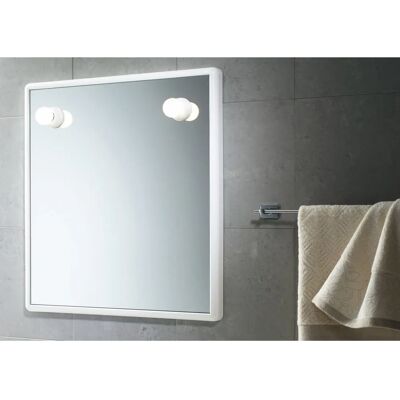 Gedy 80010200000 Junior Espejo Con Luces Blanco - Accesorios de baño Gedy 80010200000 Junior Espejo Con Luces Blanco - Accesorios de baño