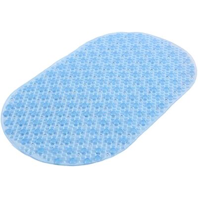 GEDY Badmatte - Rutschfest PVC Blau Opalin 69x38,5cm GEDY Badmatte - Rutschfest PVC Blau Opalin 69x38,5cm