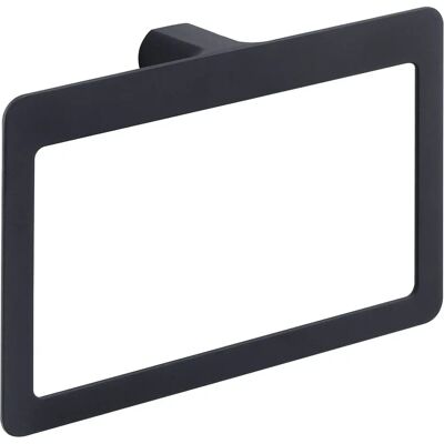 GEDY Pirenei Inele de Pânză Negru Mat - Accesoriu pentru Baie GEDY Pirenei Inele de Pânză Negru Mat - Accesoriu pentru Baie