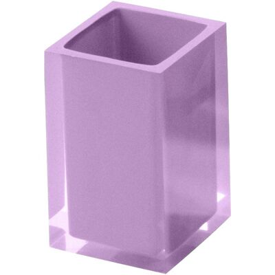 Porta spazzolino Rainbow Lilla in resina - Accessorio bagno Porta spazzolino Rainbow Lilla in resina - Accessorio bagno