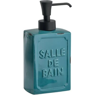 IPERBRIKO Vivienne Gedy Distributeur savon en céramique bleu - Distributeur de savon IPERBRIKO Vivienne Gedy Distributeur savon en céramique bleu - Distributeur de savon