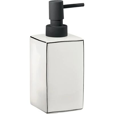 GEDY Distributeur Lucrezia - Céramique - Blanc - Style Classique - Design Moderne GEDY Distributeur Lucrezia - Céramique - Blanc - Style Classique - Design Moderne