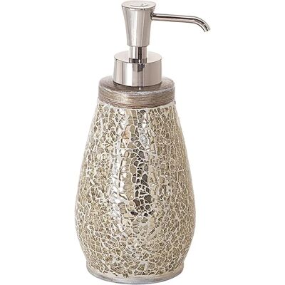 Distributeur Gedy Myosotis - Céramique et Verre, Crème Or - Accessoire salle de bain Distributeur Gedy Myosotis - Céramique et Verre, Crème Or - Accessoire salle de bain
