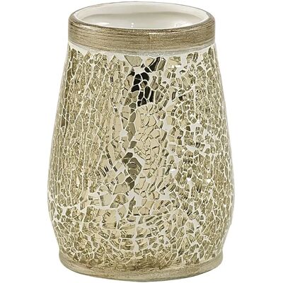 Support à brosse à dents Gedy Myosotis - Céramique & Verre, Champagne/Panna - Décoration de salle de bain Support à brosse à dents Gedy Myosotis - Céramique & Verre, Champagne/Panna - Décoration de salle de bain