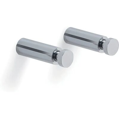 Ensemble de Crochets Muraux en Laiton - Chrome pour Salle de Bain Ensemble de Crochets Muraux en Laiton - Chrome pour Salle de Bain