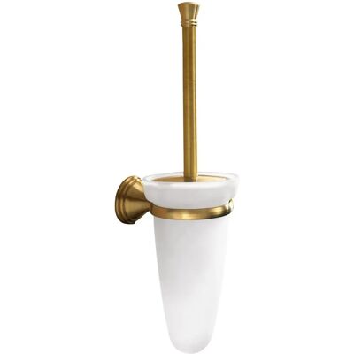 Gedy Romance Juego de escobilla de inodoro de pared - Bronce - Juego de WC Gedy Romance Juego de escobilla de inodoro de pared - Bronce - Juego de WC