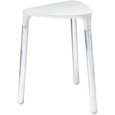Tabouret Yannis Blanc Gedy - Accessoire de salle de bain Tabouret Yannis Blanc Gedy - Accessoire de salle de bain