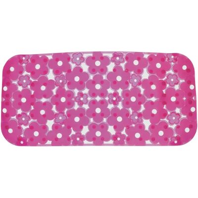 Gedy - Tappeto Vasca Fucsia Margherite - Antiscivolo PVC - 72x34.5cm Gedy - Tappeto Vasca Fucsia Margherite - Antiscivolo PVC - 72x34.5cm