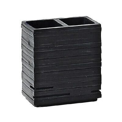 Gedy Quadrotto Portaspazzolini nero d'appoggio - Supporto spazzolini Gedy Quadrotto Portaspazzolini nero d'appoggio - Supporto spazzolini
