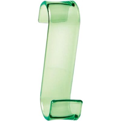 Gedy Gancio a Parete - Verde Trasparente - Resina Resistente al Calore - Per Radiatori Gedy Gancio a Parete - Verde Trasparente - Resina Resistente al Calore - Per Radiatori