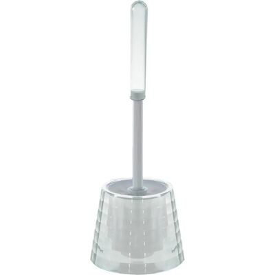 GEDY Porta scopino da terra Glady trasparente - Portascopino bagno GEDY Porta scopino da terra Glady trasparente - Portascopino bagno