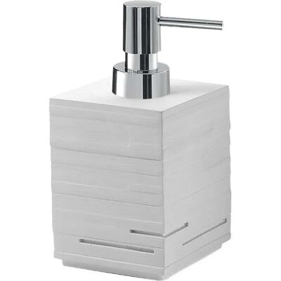 Gedy - Weißer Resin-Seifenspender - Modernes Badezimmeraccessoire Gedy - Weißer Resin-Seifenspender - Modernes Badezimmeraccessoire