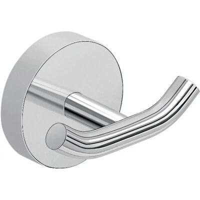 Gedy - Double Chrome Wall Hook - Wall Mounting Hook - 10 Year Warranty Gedy - Double Chrome Wall Hook - Wall Mounting Hook - 10 Year Warranty