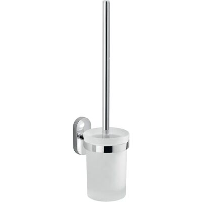 Juego de Cepillo para Inodoro Gedy FeBo Montado en la Pared Acero Inoxidable y Vetro Satinato - Cepillo WC Juego de Cepillo para Inodoro Gedy FeBo Montado en la Pared Acero Inoxidable y Vetro Satinato - Cepillo WC