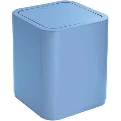 Gedy 8L Rectangular Trash Bin - Celeste Gedy 8L Rectangular Trash Bin - Celeste