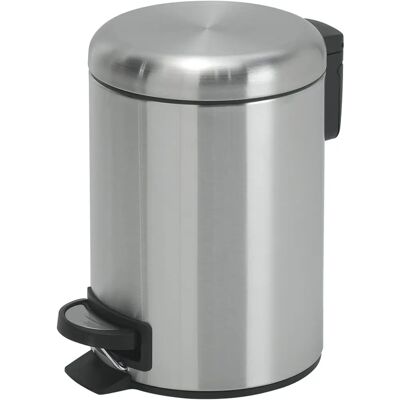 Gedy G-Potty Bathroom Trash Can - 3L Satin Finish Gedy G-Potty Bathroom Trash Can - 3L Satin Finish