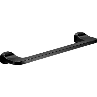 Gedy Stelvio Toallero de Pared - 35cm - Negro Opaco - Accesorio para baño Gedy Stelvio Toallero de Pared - 35cm - Negro Opaco - Accesorio para baño