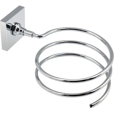 Gedy Fuji Porta Asciugacapelli da Muro - Accessorio in Acciaio Inox Moderno Gedy Fuji Porta Asciugacapelli da Muro - Accessorio in Acciaio Inox Moderno