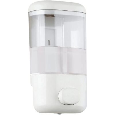 Distributore di sapone da parete - 600ML - Bianco - Distributore di sapone Distributore di sapone da parete - 600ML - Bianco - Distributore di sapone