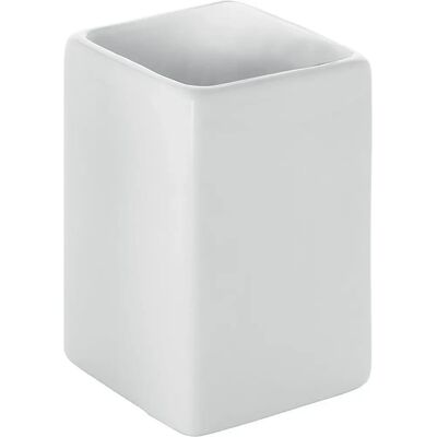 GEDY Queenstown Eco Ceramic Toothbrush Holder - Bathroom Accessory GEDY Queenstown Eco Ceramic Toothbrush Holder - Bathroom Accessory