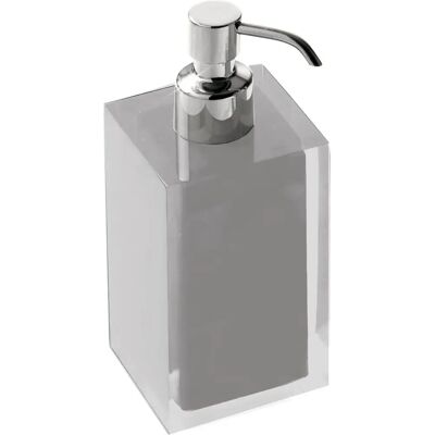 GEDY Auckland Dosasapone - Handgemaakt zilveren baddispenser 16,2cm GEDY Auckland Dosasapone - Handgemaakt zilveren baddispenser 16,2cm