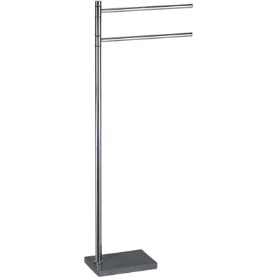Gedy Trilly Supporto Asciugamani in Acciaio Inox Grigio - Porta Asciugamani Gedy Trilly Supporto Asciugamani in Acciaio Inox Grigio - Porta Asciugamani