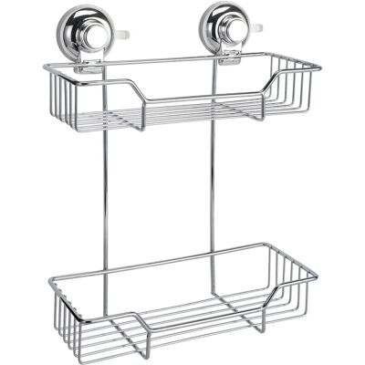 Gedy Doble Estante de Ducha - Serie Hot Cromo Gedy Doble Estante de Ducha - Serie Hot Cromo