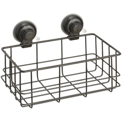 Gedy HO181400100 Badezimmer Organizer - Rechteckige Vakuumventilschale Schwarz Gedy HO181400100 Badezimmer Organizer - Rechteckige Vakuumventilschale Schwarz