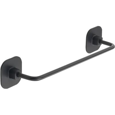 GEDY Teide Stainless Steel Black Wall-mounted Towel Holder - Towel Holder GEDY Teide Stainless Steel Black Wall-mounted Towel Holder - Towel Holder