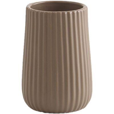 SAPHO Gedy Marika - Toothbrush and Toothpaste Holder - Beige - Circular - 80x116mm SAPHO Gedy Marika - Toothbrush and Toothpaste Holder - Beige - Circular - 80x116mm