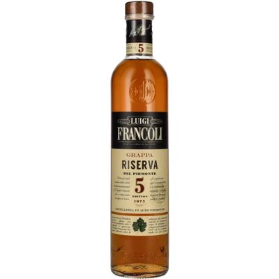Luigi Francoli Riserva 5 Jahre - Grappa Luigi Francoli Riserva 5 Jahre - Grappa