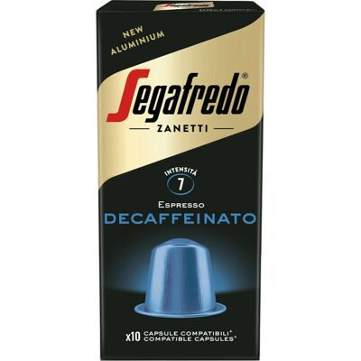 Capsules de café déca Segafredo - Compatible Nespresso - Publicité Capsules de café déca Segafredo - Compatible Nespresso - Publicité
