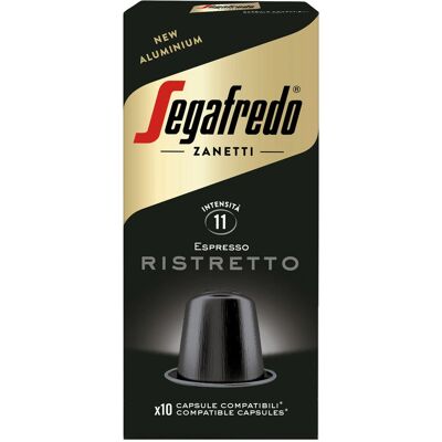 Capsule de café Ristretto Segafredo - Compatible Nespresso - 10 pcs - Publicité Capsule de café Ristretto Segafredo - Compatible Nespresso - 10 pcs - Publicité
