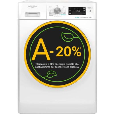 Whirlpool FFB 1148 BSV - Lavatrice frontale 11 kg Bianca Whirlpool FFB 1148 BSV - Lavatrice frontale 11 kg Bianca