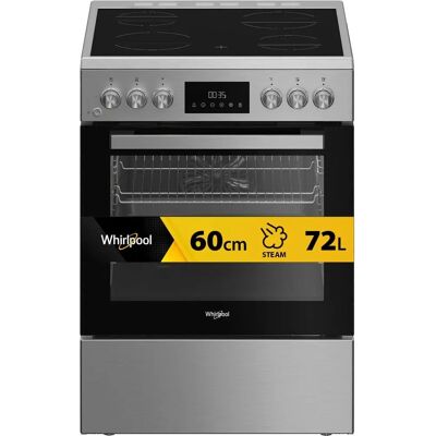Whirlpool - W6V8LCSX - 60 cm Vitrocéramique - Cuisinière - Publicité Whirlpool - W6V8LCSX - 60 cm Vitrocéramique - Cuisinière - Publicité