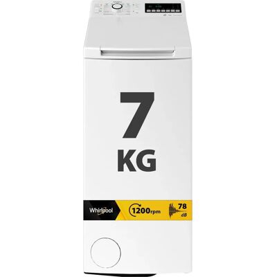 Whirlpool - TDLR7251BFR - 7 kg - 1200 rpm - Lave-linge Whirlpool - TDLR7251BFR - 7 kg - 1200 rpm - Lave-linge