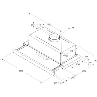 Whirlpool AKR 749/1 NB - Czarny - Okap kuchenny Whirlpool AKR 749/1 NB - Czarny - Okap kuchenny
