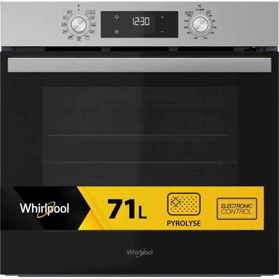 Whirlpool OMR58RU0SX 71 L Noir - Four - Publicité Whirlpool OMR58RU0SX 71 L Noir - Four - Publicité