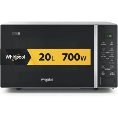 Whirlpool Mwp 203 SB - Nero, Argento - Microonde con grill Whirlpool Mwp 203 SB - Nero, Argento - Microonde con grill