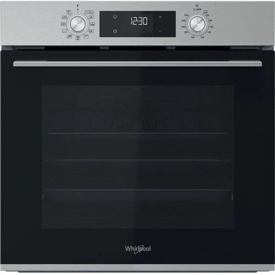 Whirlpool OMK58CU1SX - Fekete, Rozsdamentes acél - Beépíthető sütő Whirlpool OMK58CU1SX - Fekete, Rozsdamentes acél - Beépíthető sütő