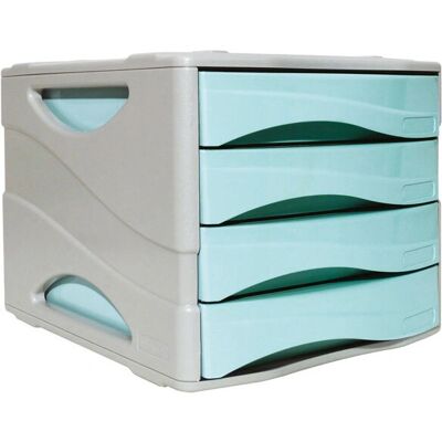 Organizador de cajones ARDA Azul Gris - Organizador de escritorio Organizador de cajones ARDA Azul Gris - Organizador de escritorio
