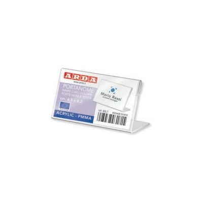 ARDA 80L1 Soporte para etiquetas de acrílico transparente - Label holder ARDA 80L1 Soporte para etiquetas de acrílico transparente - Label holder