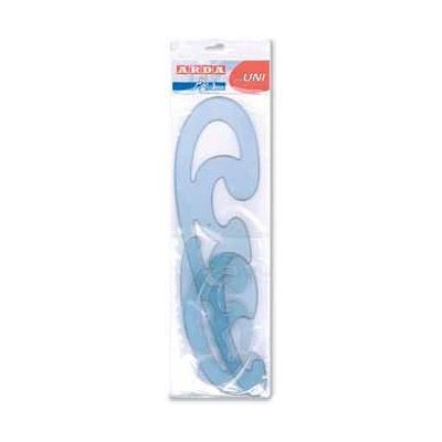 Arda 29012 Flexibles Zeichenlineal-Set - Kurvenlineale Arda 29012 Flexibles Zeichenlineal-Set - Kurvenlineale